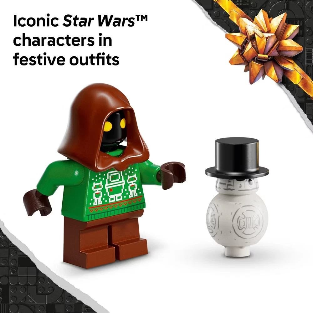 2025 LEGO Star Wars Advent Calendar # 75418 Kids 24-Gift Building Toy 263 Pieces - Picture 9 of 10